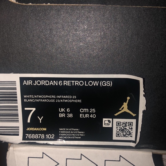 Jordan 6 retro low (women) - Picture 2 of 2